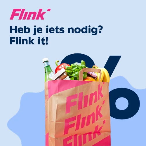 Heb je iets nodig? Flink it! Boodschappen in minuten bezorgd